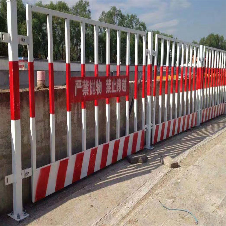 Excavation edge protection guardrail